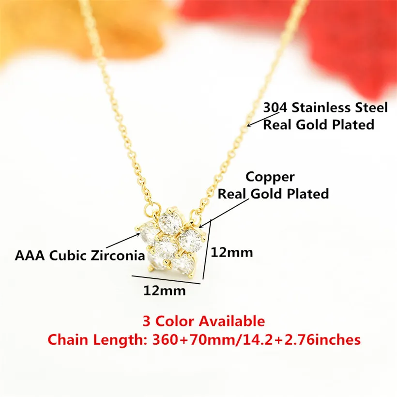 10 pcs Valentine's day Cz Flower Choker Necklace Gold Stainless Steel Chain Kolye Women Fashion Jewelry Cute Star Pendant
10 pcs Valentine's day Cz Flower Choker Necklace Gold Stainless Steel Chain Kolye Women Fashion Jewelry Cute Star Pendant