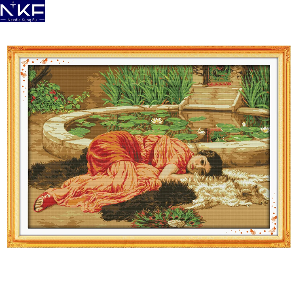 NKF Comfortable Cross Stitch Painting DIY Kits Cross Stitch for Embroidery Home Decor Needlework Cross Stitch Pattern
NKF Comfortable Cross Stitch Painting DIY Kits Cross Stitch for Embroidery Home Decor Needlework Cross Stitch Pattern