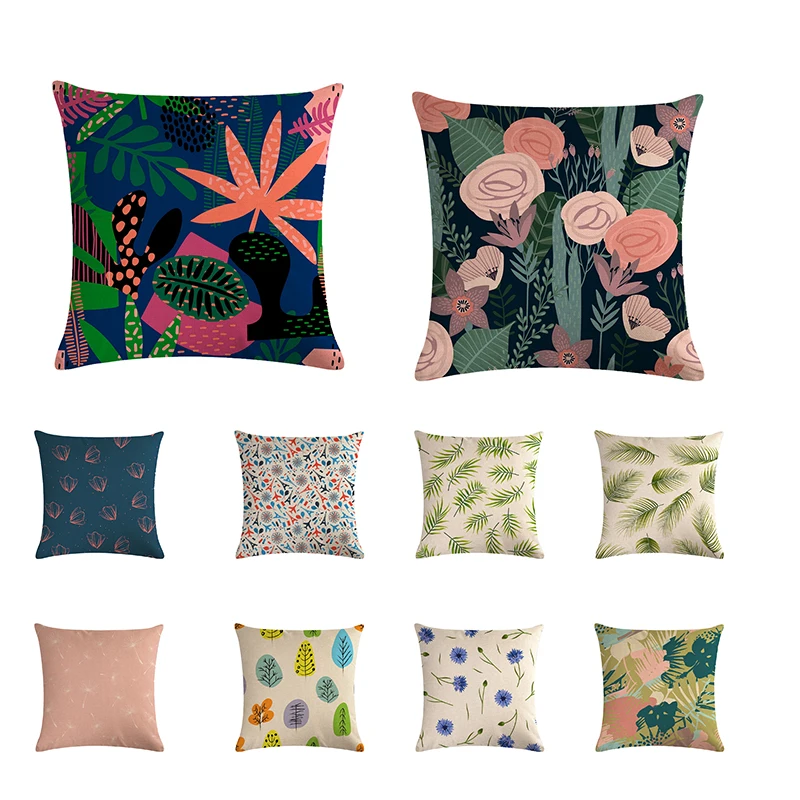 Cushion Cover Gift Tropical flowers One side printing linen 45x45 cm Sofa Car Home Decorative Throw Pillow Case Cojines ZY692
Cushion Cover Gift Tropical flowers One side printing linen 45x45 cm Sofa Car Home Decorative Throw Pillow Case Cojines ZY692