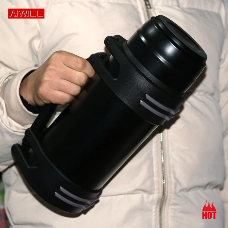 AIWILL 304 Stainless Steel Insulated Thermos Bottle 1.6L Travel Coffee Mugs Thermal Vaccum Water Bottle Thermal Mug with rope
AIWILL 304 Stainless Steel Insulated Thermos Bottle 1.6L Travel Coffee Mugs Thermal Vaccum Water Bottle Thermal Mug with rope