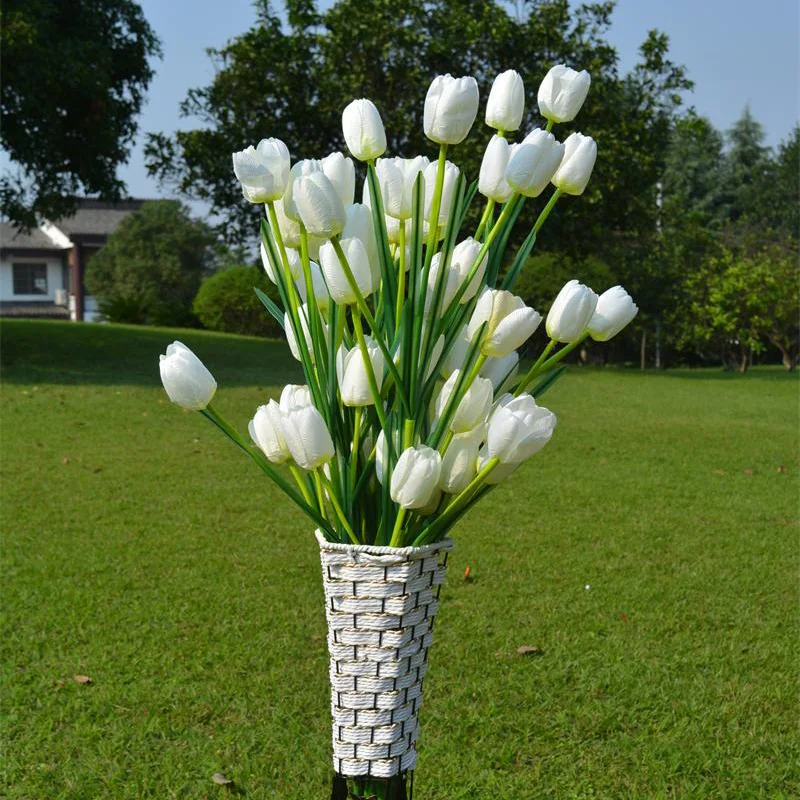 5pcs/lot 105cm Artificial Tulips Fake Flowers Silk Flores Artificiales Para Decora Long Floor Tulip for Wedding Decorations
5pcs/lot 105cm Artificial Tulips Fake Flowers Silk Flores Artificiales Para Decora Long Floor Tulip for Wedding Decorations