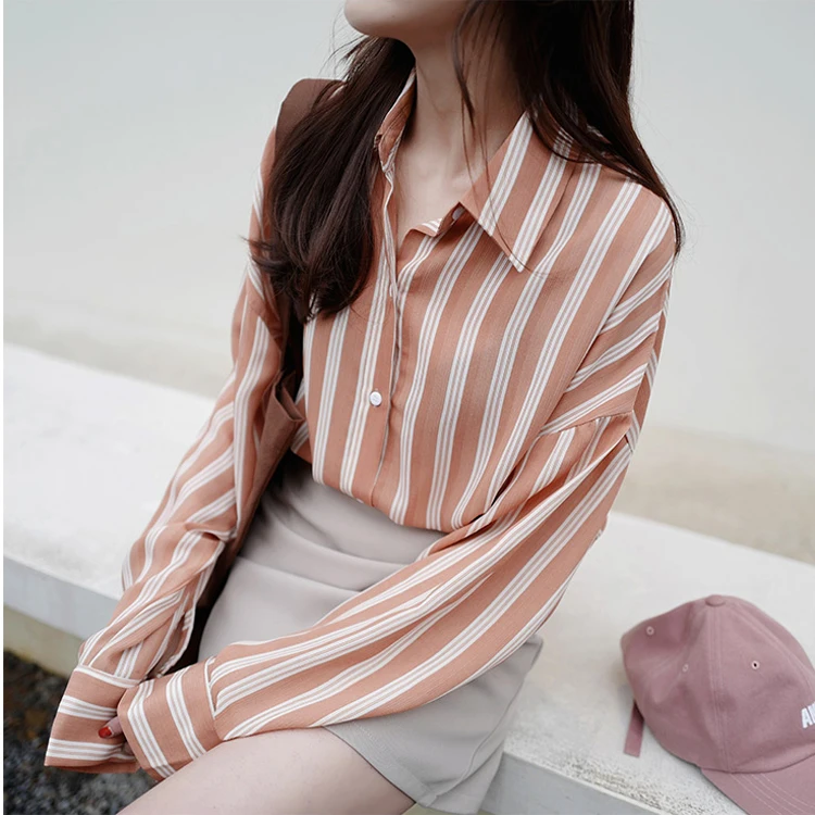 Harajuku Japanese Spring Summer Women Casual Shirt Stripes Tops Female Fashion Oversized Blouse Plus Size 3XL Tunics Blusas
Harajuku Japanese Spring Summer Women Casual Shirt Stripes Tops Female Fashion Oversized Blouse Plus Size 3XL Tunics Blusas