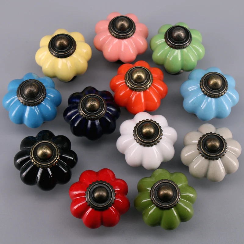 1pcs Vintage Pumpkin Shape Furniture Handle Door Knobs Ceramic Cabinet Handles Drawer Cupboard Kitchen Pull Handle
1pcs Vintage Pumpkin Shape Furniture Handle Door Knobs Ceramic Cabinet Handles Drawer Cupboard Kitchen Pull Handle