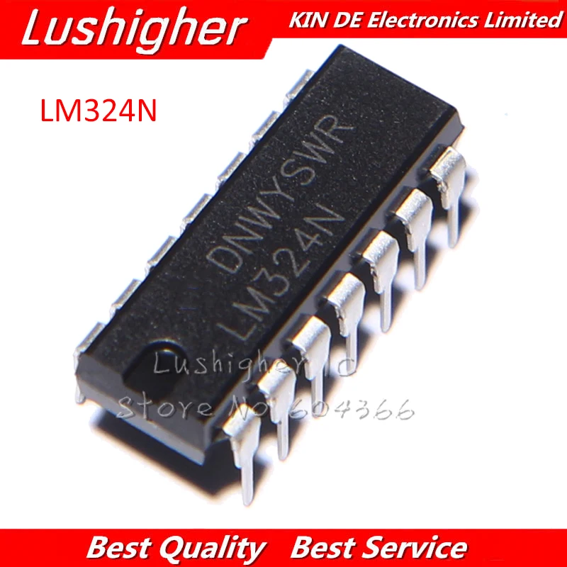 200 шт. LM324N DIP14 LM324 DIP LM324P новый оригинальный IC |