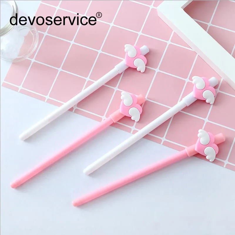 New Cute Wings Love Gel Pen Cartoon Student Writing Tools Kawaii Black Pen Student Office Stationery Pen Gifts School Supplies
New Cute Wings Love Gel Pen Cartoon Student Writing Tools Kawaii Black Pen Student Office Stationery Pen Gifts School Supplies