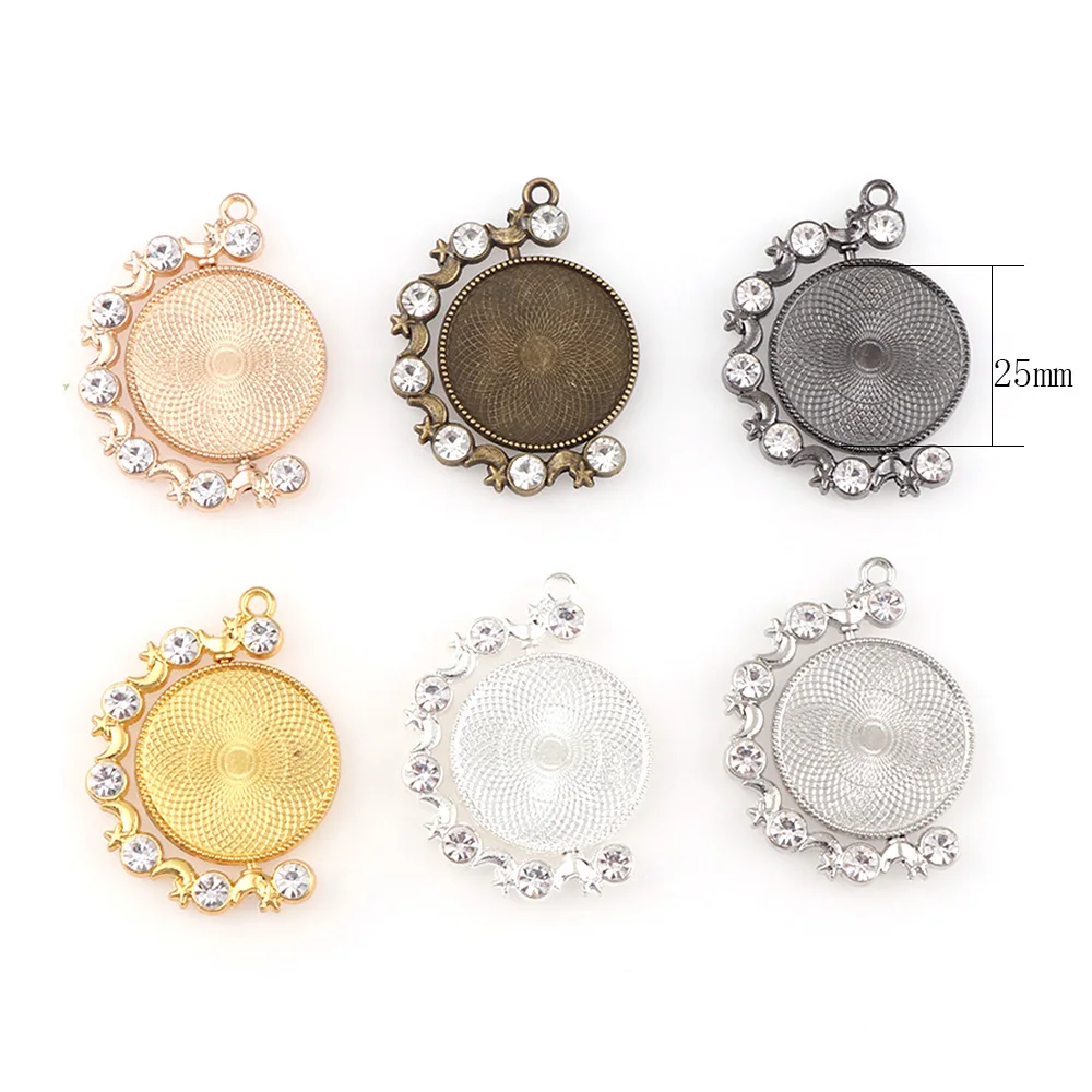 3-piece double-sided 25mm Internal Size Alloy With Drill Rotatable Convex Round Embossed Base Tray 6 Color Round Jewelry Product
3-piece double-sided 25mm Internal Size Alloy With Drill Rotatable Convex Round Embossed Base Tray 6 Color Round Jewelry Product