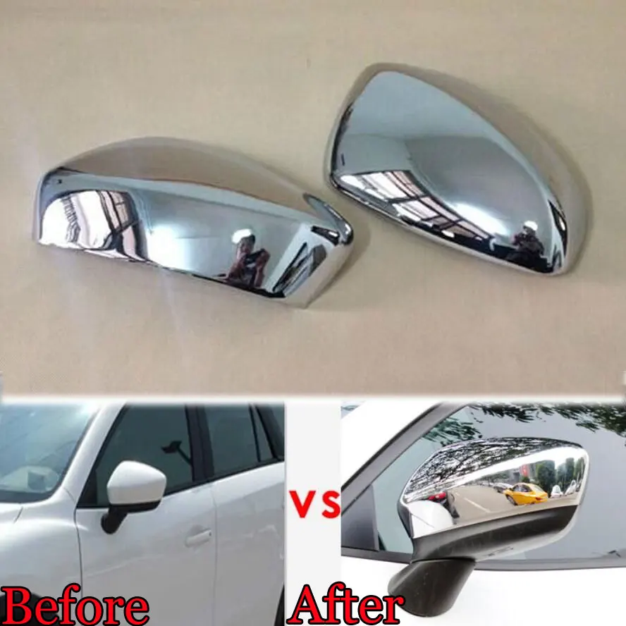 2pcs Chrome ABS Side Door Rearview Rear View Mirror Trim Cover Protector Frame Fit For Mazda CX-5 CX5 2012 2013 2014 Car Styling
2pcs Chrome ABS Side Door Rearview Rear View Mirror Trim Cover Protector Frame Fit For Mazda CX-5 CX5 2012 2013 2014 Car Styling
