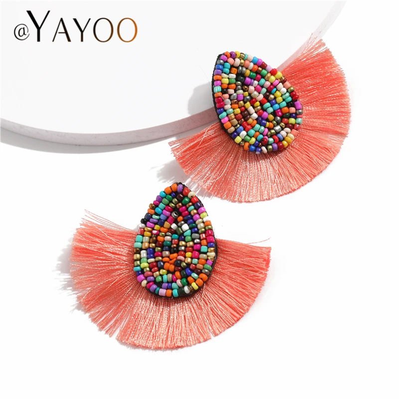 Big Beaded Tassel Earrings for Women Fashion Wedding Bohemian Statement Earrings Female 2022 Fringe Hanging Earings Jewelry
Big Beaded Tassel Earrings for Women Fashion Wedding Bohemian Statement Earrings Female 2022 Fringe Hanging Earings Jewelry