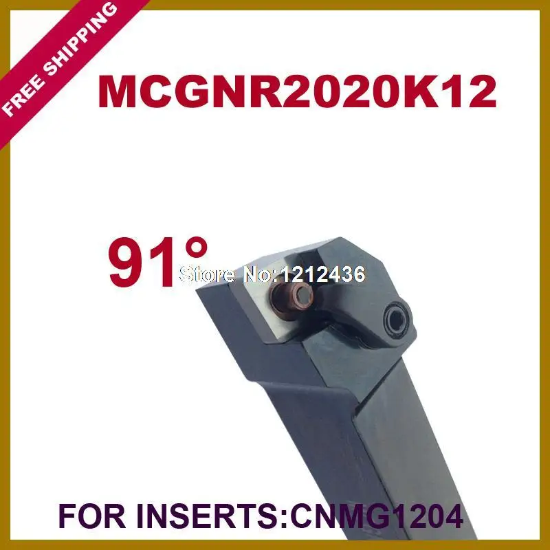 Free Shipping MCGNR 20*20*125mm 91 Degree External Lathe Tools Holder Suit for CNMG1204 Turning Inserts
Free Shipping MCGNR 20*20*125mm 91 Degree External Lathe Tools Holder Suit for CNMG1204 Turning Inserts