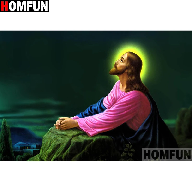 HOMFUN Full Square/Round Drill 5D DIY Diamond Painting "Religious Jesus" Embroidery Cross Stitch 5D Home Decor Gift A15686
HOMFUN Full Square/Round Drill 5D DIY Diamond Painting "Religious Jesus" Embroidery Cross Stitch 5D Home Decor Gift A15686