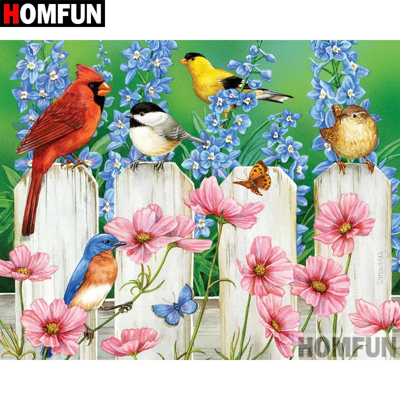 HOMFUN 5D DIY Diamond Painting Full Square/Round Drill "Bird flower" Embroidery Cross Stitch gift Home Decor Gift A08116
HOMFUN 5D DIY Diamond Painting Full Square/Round Drill "Bird flower" Embroidery Cross Stitch gift Home Decor Gift A08116