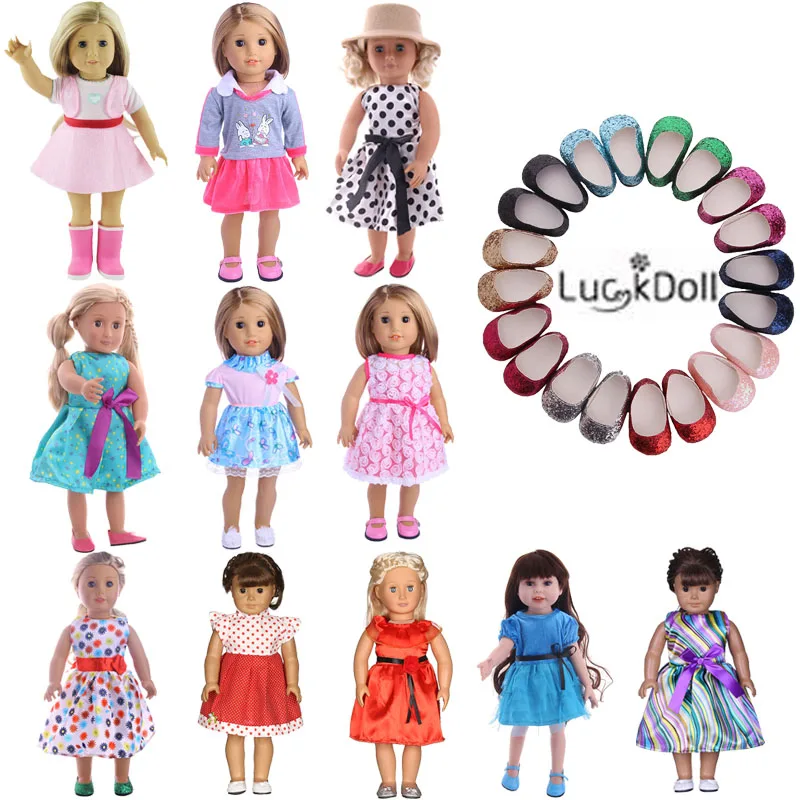 LUCKDOLL Cute Princess Dress Fit 18 Inch American 43cm Baby Doll Clothes Accessories,Girls Toys,Generation,Gift
LUCKDOLL Cute Princess Dress Fit 18 Inch American 43cm Baby Doll Clothes Accessories,Girls Toys,Generation,Gift
