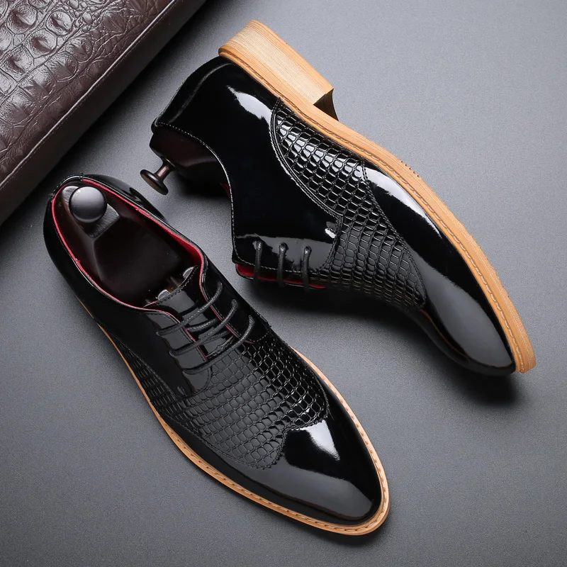 YEINSHAARS Men Dress Shoes Men Formal Shoes Leather Luxury Fashion Wedding Shoes Men Business Casual Oxford Shoes Big Size 38-48
YEINSHAARS Men Dress Shoes Men Formal Shoes Leather Luxury Fashion Wedding Shoes Men Business Casual Oxford Shoes Big Size 38-48