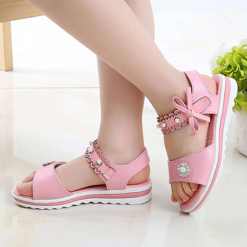 Summer Girl Shoes Kids Sandals Children Student beach shoes non-slip soft bottom princess Shoes fille chaussure 5T 6T 7T 8T-13T
Summer Girl Shoes Kids Sandals Children Student beach shoes non-slip soft bottom princess Shoes fille chaussure 5T 6T 7T 8T-13T