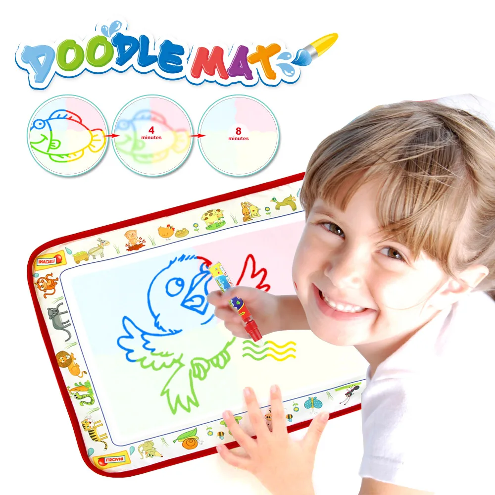Water Doodle Mat & Magic Pen Non-toxic Cartoon Animals Drawing Board Coloring Toys Painting Rug Learning Toys for Kids Xmas Gift
Water Doodle Mat & Magic Pen Non-toxic Cartoon Animals Drawing Board Coloring Toys Painting Rug Learning Toys for Kids Xmas Gift