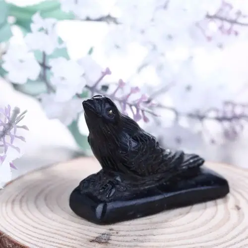 New Design Natural Stone Obsidian Carved standing Bird Semi Gemstone Cabochon Wholesale Jewelry Gift Customized 53x24x41mm 21.2g
New Design Natural Stone Obsidian Carved standing Bird Semi Gemstone Cabochon Wholesale Jewelry Gift Customized 53x24x41mm 21.2g