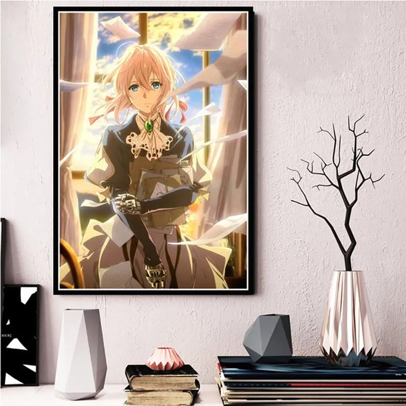Home Decor Canvas Printed Painting Wall Artwork Violet Evergarden Classic Anime Nordic Poster Modular Pictures For Children Room
Home Decor Canvas Printed Painting Wall Artwork Violet Evergarden Classic Anime Nordic Poster Modular Pictures For Children Room
