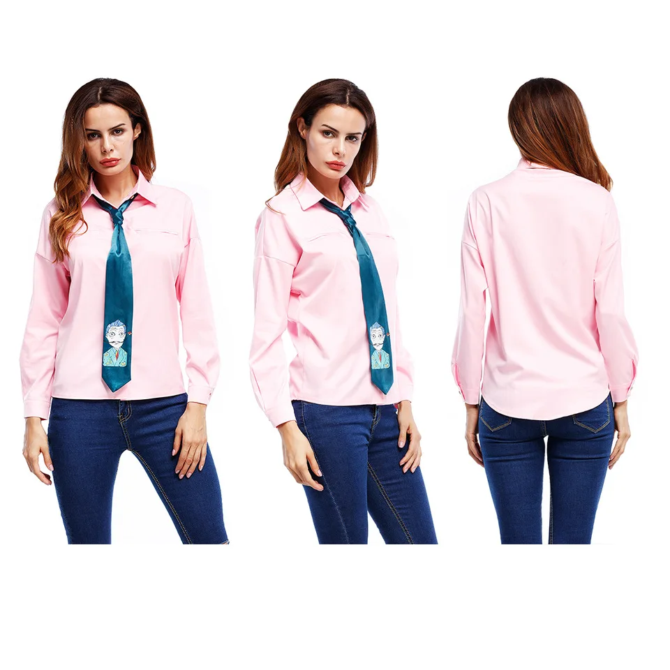 Fashion Female Elegant Pink Blouses Collar Casual Shirt Ladies Tops School Blouse Women Long Sleeve Blusas With Tie
Fashion Female Elegant Pink Blouses Collar Casual Shirt Ladies Tops School Blouse Women Long Sleeve Blusas With Tie