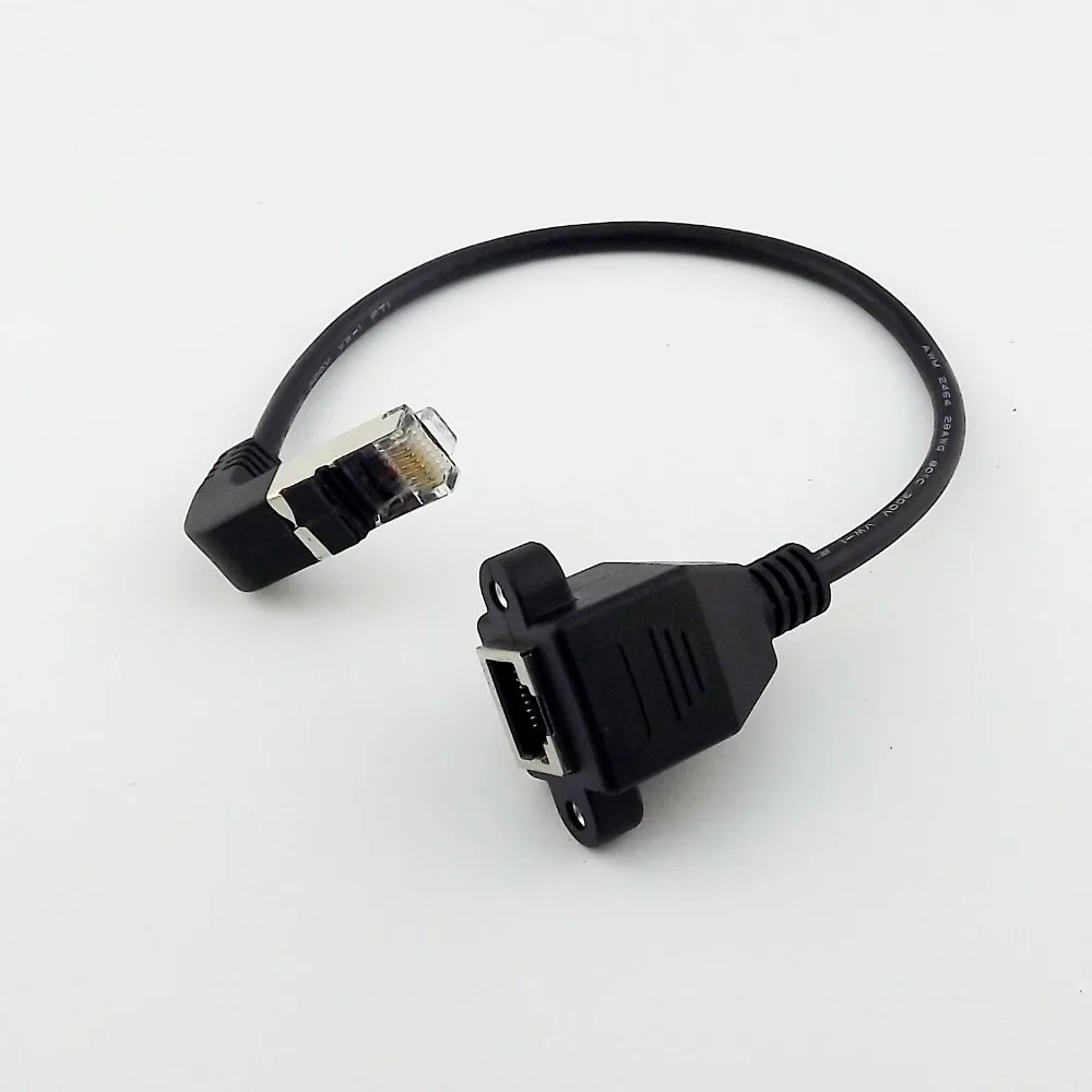 Удлинительный кабель RJ45 Male, 1 шт., угловой К гнездовой панелью, Ethernet LAN, 30 см
Удлинительный кабель RJ45 Male, 1 шт., угловой К гнездовой панелью, Ethernet LAN, 30 см