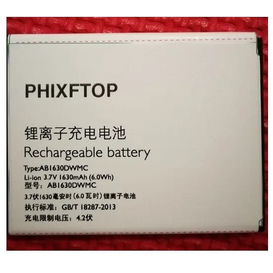 AB1630DWMT Battery For Xenium W536 X2560 Cellphone Original AB1630DWMC for PHILIPS CTW536 CTX2560 Smart Mobile Phone
AB1630DWMT Battery For Xenium W536 X2560 Cellphone Original AB1630DWMC for PHILIPS CTW536 CTX2560 Smart Mobile Phone