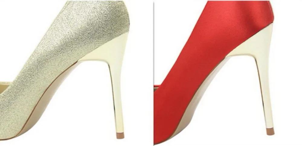 Plus Size Fashion Metal Heel Pointed Toe Women Wedding Shoe New Solid Satin Shallow Concise Pumps Pointed Toe High Heels Shoes
Plus Size Fashion Metal Heel Pointed Toe Women Wedding Shoe New Solid Satin Shallow Concise Pumps Pointed Toe High Heels Shoes