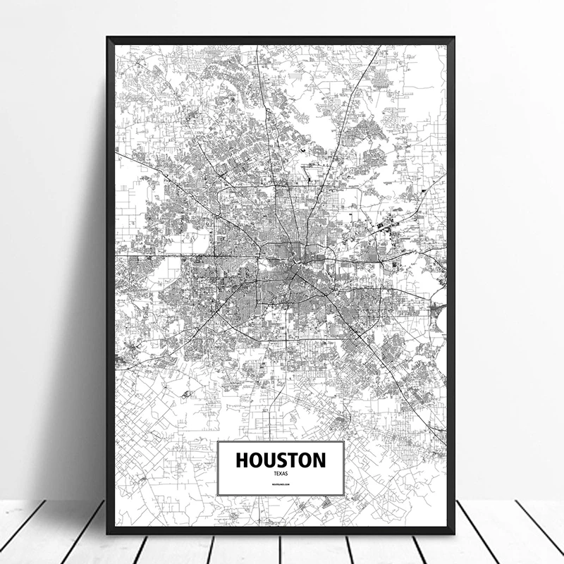 HOUSTON, TEXAS, UNITED STATES Black White Custom World City Map Poster Canvas Print Nordic Style Wall Art Home Decor
HOUSTON, TEXAS, UNITED STATES Black White Custom World City Map Poster Canvas Print Nordic Style Wall Art Home Decor