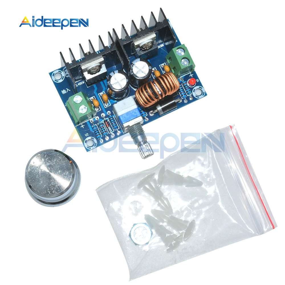 DC-DC Step Down Buck Converter Power Supply Module XL4016 PWM Adjustable 4-40V To 1.25-36V Step Down Board Max 8A 200W
DC-DC Step Down Buck Converter Power Supply Module XL4016 PWM Adjustable 4-40V To 1.25-36V Step Down Board Max 8A 200W