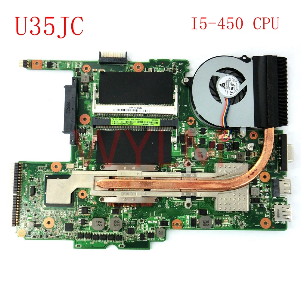 Материнская плата U35JC с процессором I5-450M REV2.0 для ASUS U35J U35JC Материнская плата ноутбука 60-N0MB1300-B09 100% протестирована хорошо бесплатная доставка
Материнская плата U35JC с процессором I5-450M REV2.0 для ASUS U35J U35JC Материнская плата ноутбука 60-N0MB1300-B09 100% протестирована хорошо бесплатная доставка