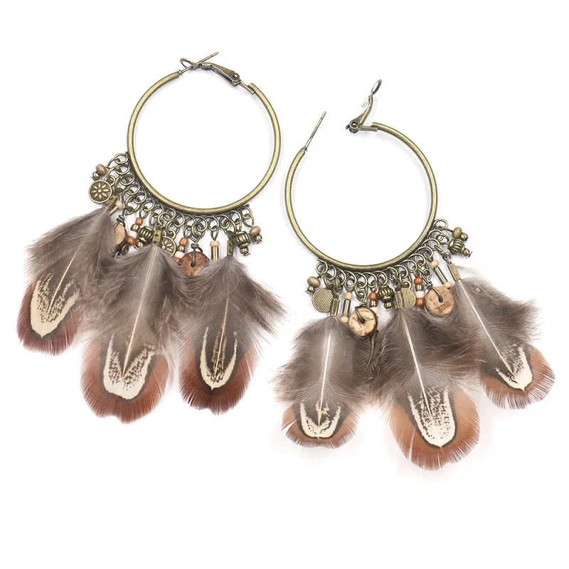 Feather Earrings For Women Big Statement Boho Bohemian Drop Earrings Hanging Dangle Earrings Fashion Jewelry Punk Accessories
Feather Earrings For Women Big Statement Boho Bohemian Drop Earrings Hanging Dangle Earrings Fashion Jewelry Punk Accessories