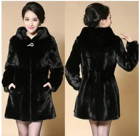 New Womens Long Imitaion Fur Jackets Black Fake Fur Overcoats Large Size Female Faux Fur Clothes Chaquetas Invierno Mujer K763
New Womens Long Imitaion Fur Jackets Black Fake Fur Overcoats Large Size Female Faux Fur Clothes Chaquetas Invierno Mujer K763