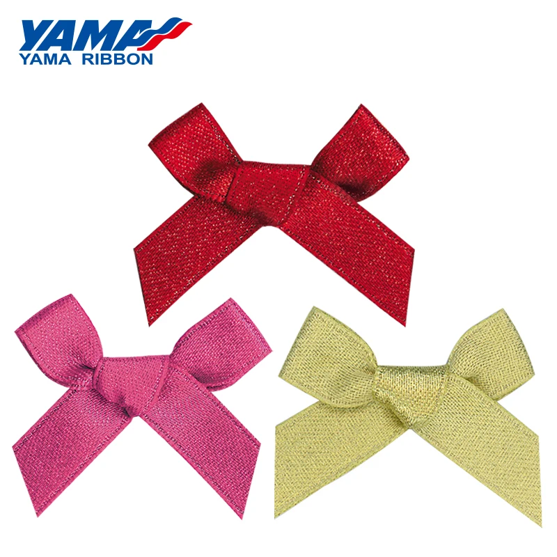 YAMA Wide 37mm±3mm High 33mm±3mm Hand-Tied Bow 200pcs/bag Satin Gold Silver Edge Purl Ribbon Diy Gift Decoration Wedding Ribbons
YAMA Wide 37mm±3mm High 33mm±3mm Hand-Tied Bow 200pcs/bag Satin Gold Silver Edge Purl Ribbon Diy Gift Decoration Wedding Ribbons
