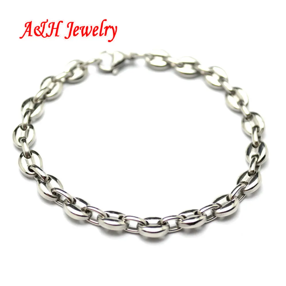10pcs New Arrival High Quality 316L Stainless Steel 5mm Wide Chain Bracelets For Men and Women
10pcs New Arrival High Quality 316L Stainless Steel 5mm Wide Chain Bracelets For Men and Women