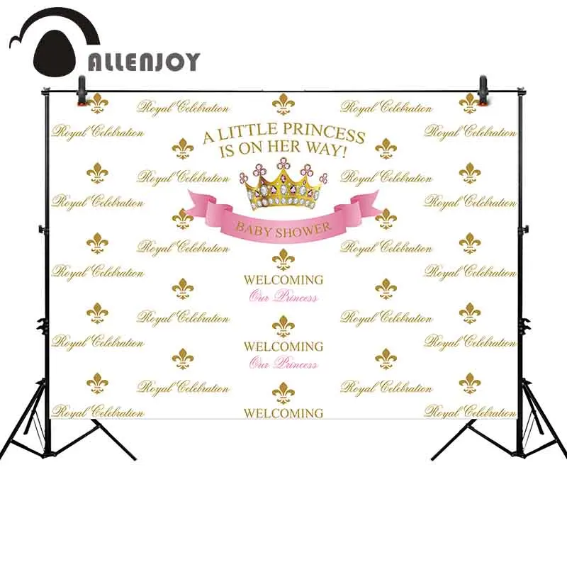 Allenjoy фон для фотосъемки принцессы Золотая Корона розовый баннер детский душ пользовательский фон фотобудка для фотосессии шаг и Повтор
Allenjoy фон для фотосъемки принцессы Золотая Корона розовый баннер детский душ пользовательский фон фотобудка для фотосессии шаг и Повтор