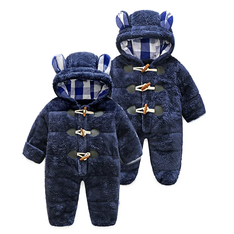 Baby Snowsuits Coral velvet Hooded Jumpsuit Boys Girls Warm Coats Kids Clothes Infantil Newborn Thick Buttons Rompers Outerwear
Baby Snowsuits Coral velvet Hooded Jumpsuit Boys Girls Warm Coats Kids Clothes Infantil Newborn Thick Buttons Rompers Outerwear