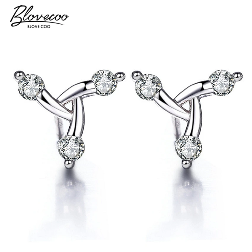 Серебряные серьги женские модели love Hana и Alice happy модные ювелирные изделия Высокое