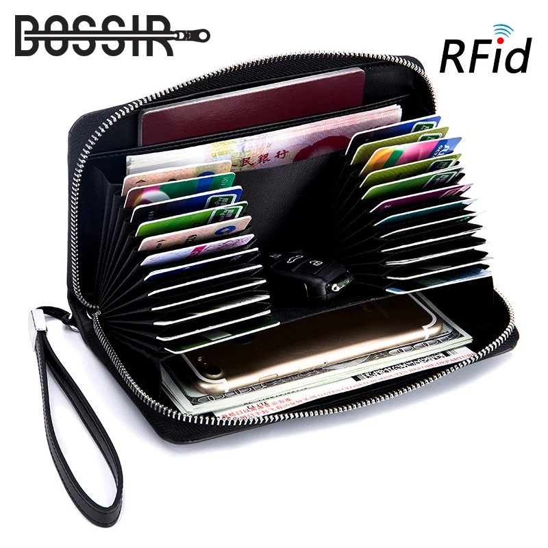 Men/Women Wallets Leather RFID Clutch Wallet Female Long Fashion Zipper Business Passport Phone Card Holder Travel Wallet Purse
Men/Women Wallets Leather RFID Clutch Wallet Female Long Fashion Zipper Business Passport Phone Card Holder Travel Wallet Purse