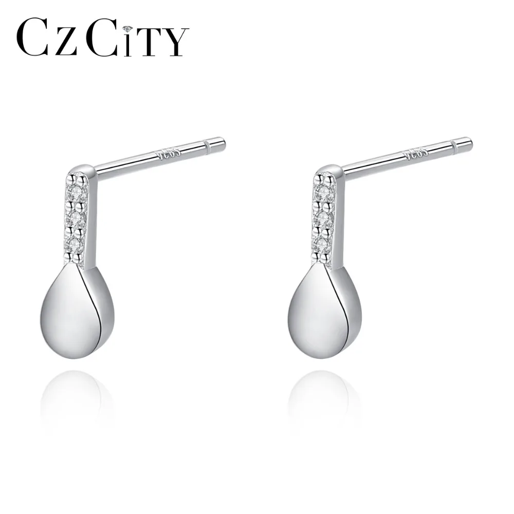 CZCITY 18K Gold Plated 925 Sterling Silver Small Waterdrop Stud Earrings for Women Christmas Gifts Fine Jewelry Femme Earrings
CZCITY 18K Gold Plated 925 Sterling Silver Small Waterdrop Stud Earrings for Women Christmas Gifts Fine Jewelry Femme Earrings