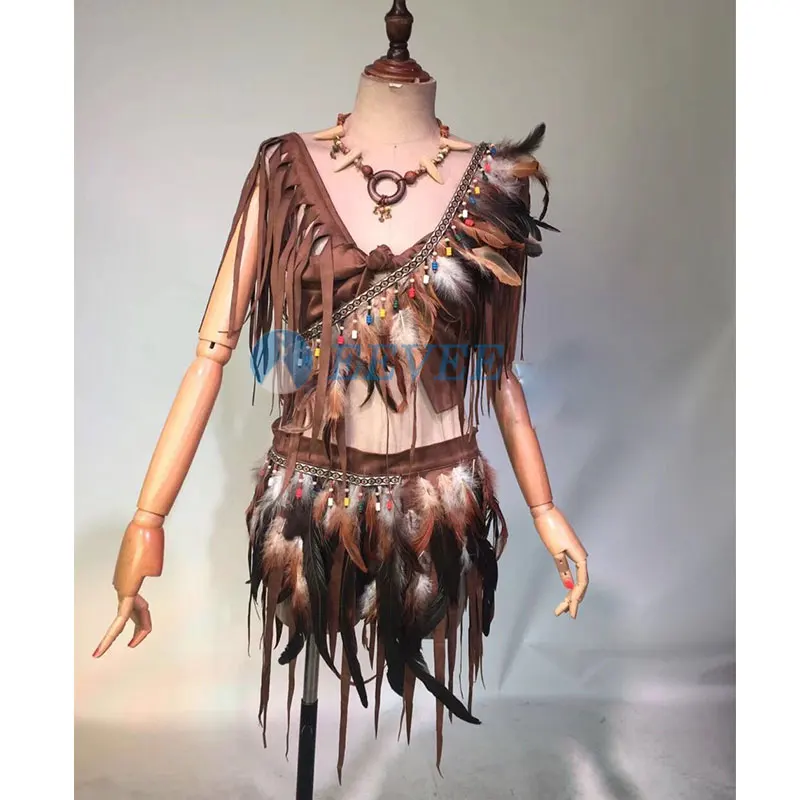 New feathers Tribal style Female Singer Dance Costume Stage Outfit Ds Costume Nightclub Bar Dj Sexy stage Show Clothing
New feathers Tribal style Female Singer Dance Costume Stage Outfit Ds Costume Nightclub Bar Dj Sexy stage Show Clothing
