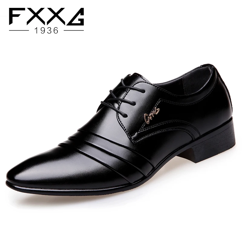 Top Quality Men oxfords Dress Shoes Fashion Lace-up Wedding Black Shoes Mens Pointed Toe formal Office Shoes Big Size 5766
Top Quality Men oxfords Dress Shoes Fashion Lace-up Wedding Black Shoes Mens Pointed Toe formal Office Shoes Big Size 5766