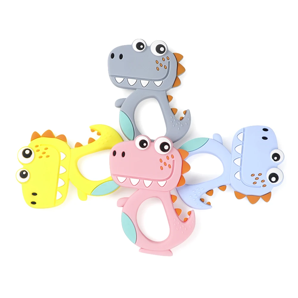 TYRY.HU 5pc Silicone Teether Cartoon Dinosaur Elephant Food Grade Baby Teething Beads Necklace DIY Pacifier Chain Tools BPA Free
TYRY.HU 5pc Silicone Teether Cartoon Dinosaur Elephant Food Grade Baby Teething Beads Necklace DIY Pacifier Chain Tools BPA Free