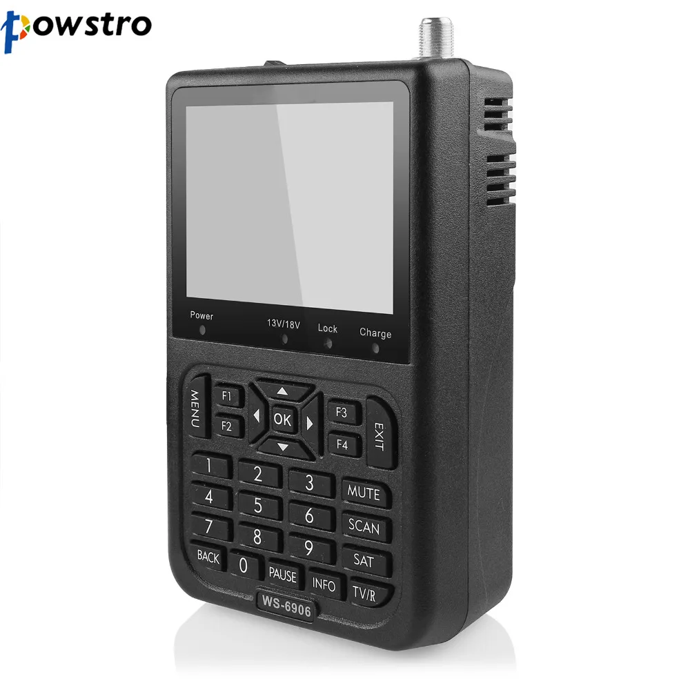 Powstro 3.5" LCD Screen DVB-S FTA Data Digital Satellite Signal Meter Detector Finder EU Plug for TV AV Multi-Language Support
Powstro 3.5" LCD Screen DVB-S FTA Data Digital Satellite Signal Meter Detector Finder EU Plug for TV AV Multi-Language Support