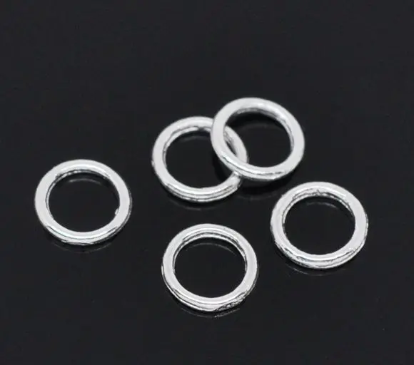 

DoreenBeads Silver color Soldered Closed Jump Rings 6mm,sold per pack of 500