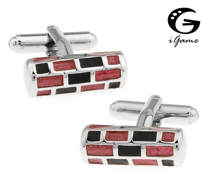 iGame Men Enamel Cufflinks Top Quality Copper Pink Colour Lattice Design Cuff links Free Shipping
iGame Men Enamel Cufflinks Top Quality Copper Pink Colour Lattice Design Cuff links Free Shipping