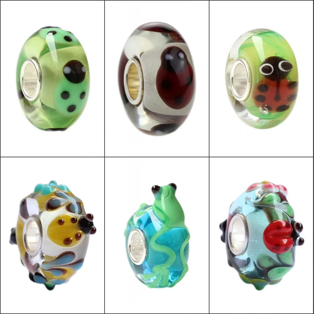 Emith Fla 100% Real 925 Sterling Silver Large Hole 3D Animal Shapes Murano Glass Charm Bead Fit Original European Charm Bracelet
Emith Fla 100% Real 925 Sterling Silver Large Hole 3D Animal Shapes Murano Glass Charm Bead Fit Original European Charm Bracelet