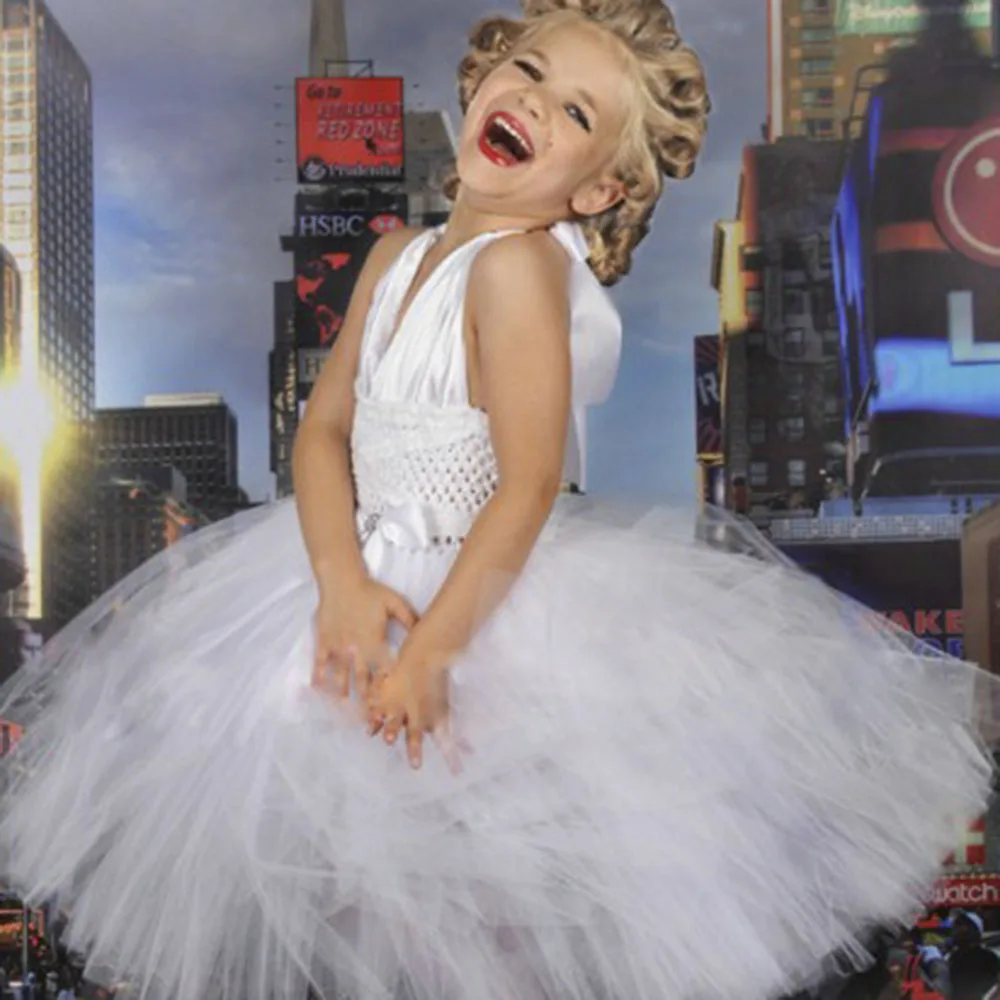 Sexy V-Neck White Color Marilyn Monroe Cosplay Tutu Dress Girl Dress Up Customized Custom For Kids Evening Party Size 2t-6t
Sexy V-Neck White Color Marilyn Monroe Cosplay Tutu Dress Girl Dress Up Customized Custom For Kids Evening Party Size 2t-6t