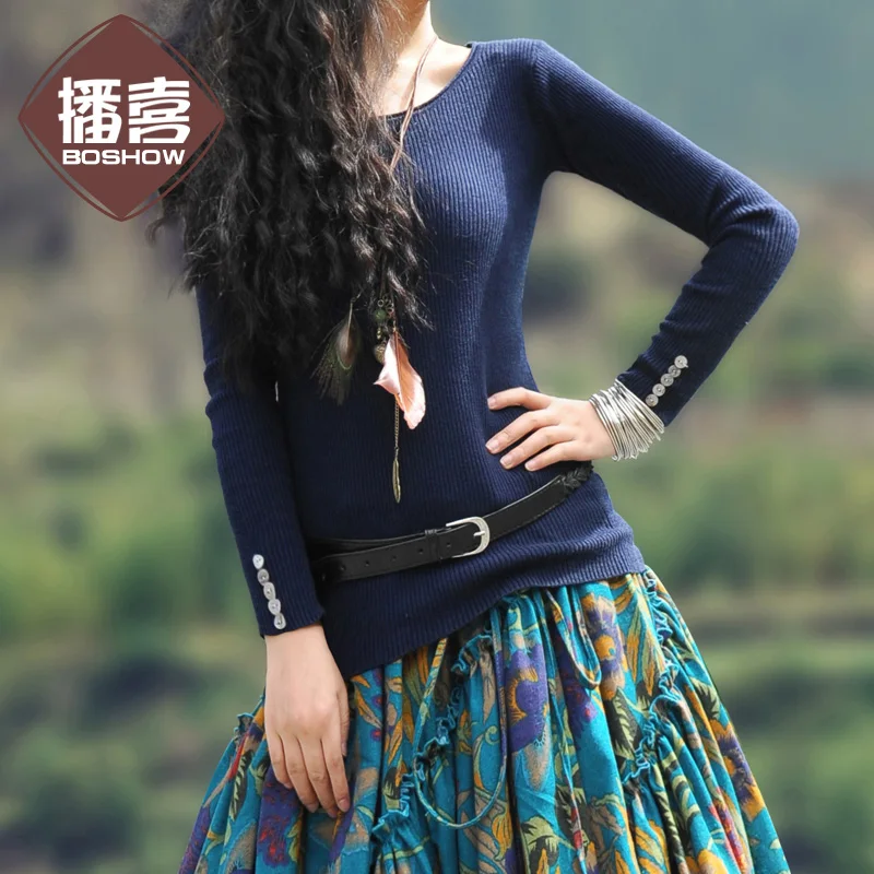 Free Shipping 2020 New Fashion Red O-neck Autumn And Spring Long Sleeve Sweater Button Decoration Stretch Tops For Women Boshow
Free Shipping 2020 New Fashion Red O-neck Autumn And Spring Long Sleeve Sweater Button Decoration Stretch Tops For Women Boshow