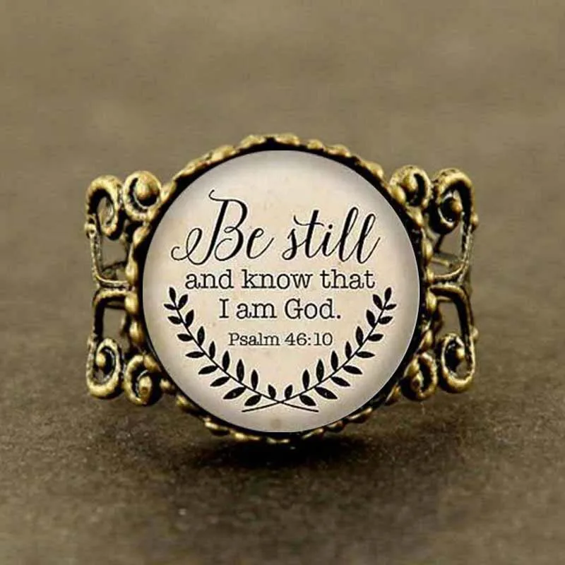 Bible Verse 31 inches, Be Still and Know That I am God Ring25mm, Psalm 46:10 Quote Jewelry, Your Choice of
Bible Verse 31 inches, Be Still and Know That I am God Ring25mm, Psalm 46:10 Quote Jewelry, Your Choice of