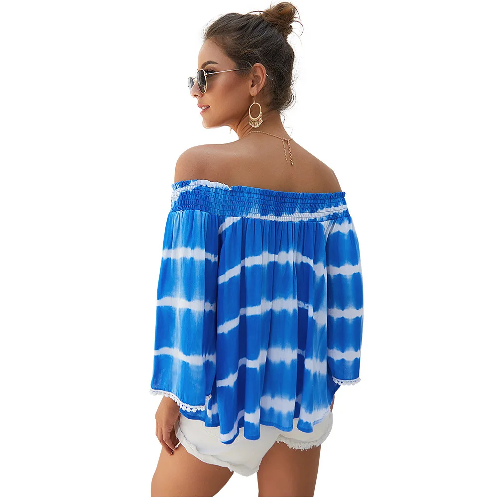 2019 Originally Designed Women's Wear Office Lady Style Shirts Off Shoulder Shirts Loose Casual Short Sleeves Top
2019 Originally Designed Women's Wear Office Lady Style Shirts Off Shoulder Shirts Loose Casual Short Sleeves Top