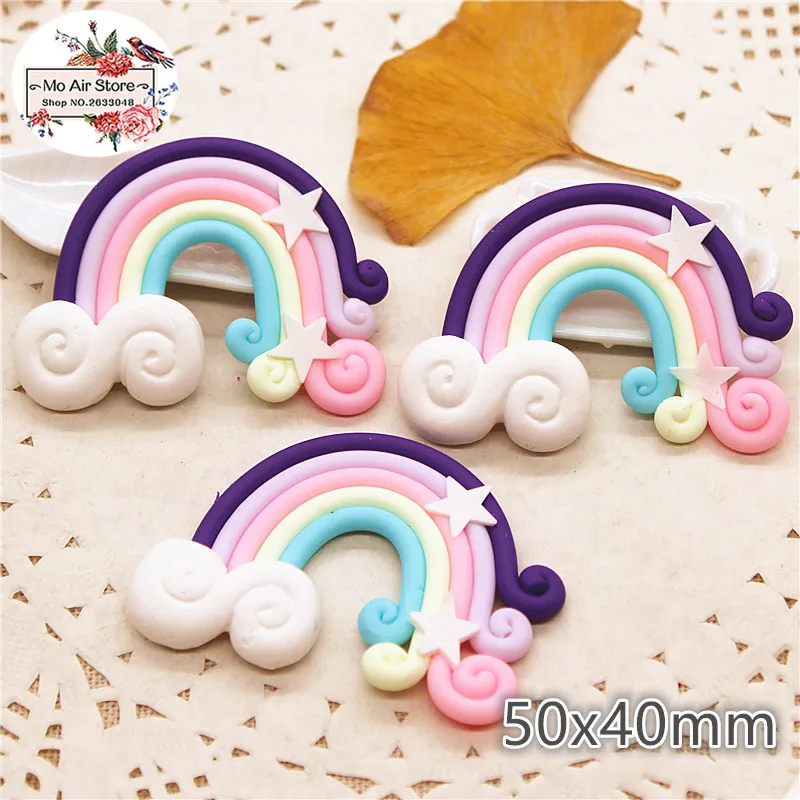 5PCS polymer clay hand made purple rainbow Flatback Cabochon Miniature Food Art Supply Decoration Charm Craft DIY
5PCS polymer clay hand made purple rainbow Flatback Cabochon Miniature Food Art Supply Decoration Charm Craft DIY