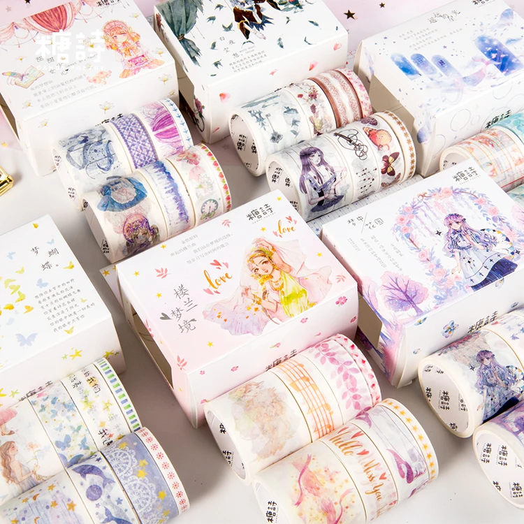 48 шт./лот серия странных снов декоративная бумажная Маскировочная лента washi tape
48 шт./лот серия странных снов декоративная бумажная Маскировочная лента washi tape